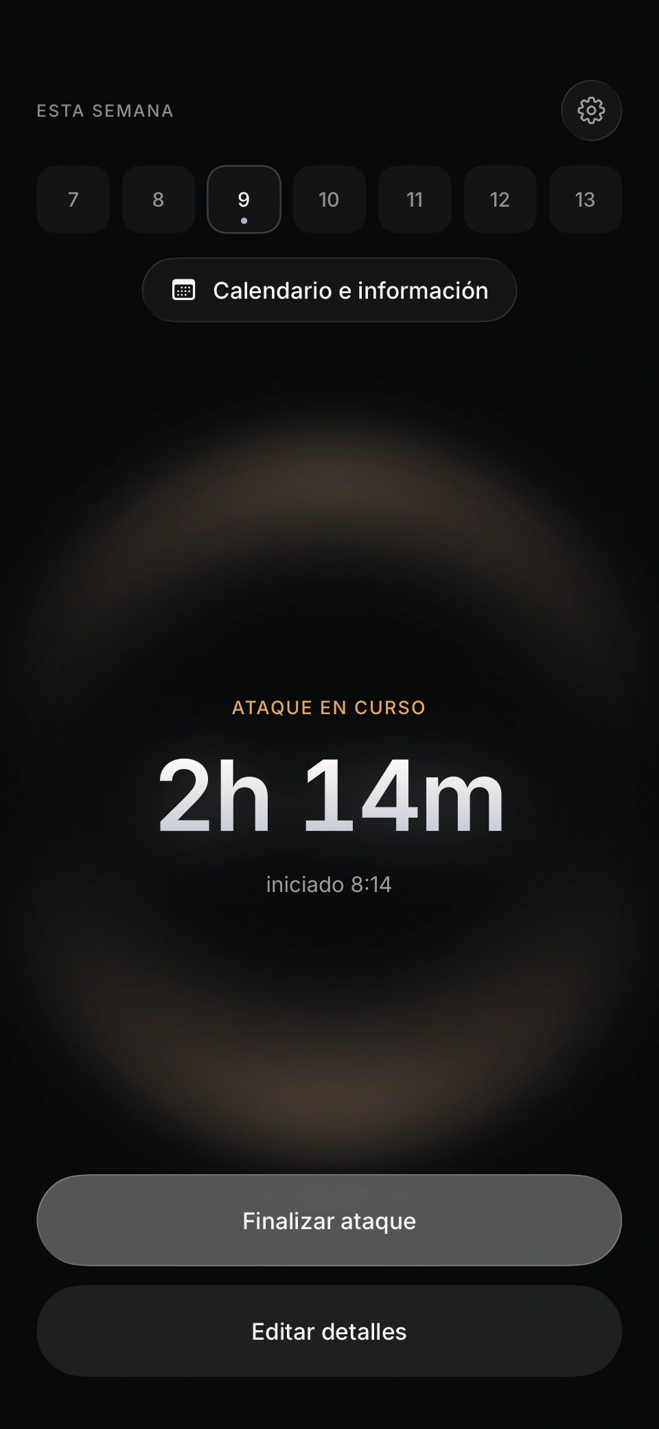 App Dim · registro de ejemplo